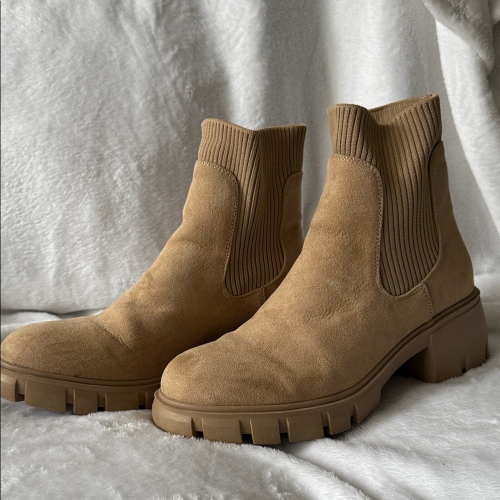 Sincerely Jules Tan Ankle Booties